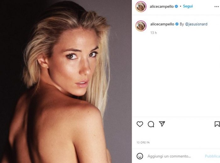 Alice Campello Senza Veli La Foto Lascia Tutti Senza Parole