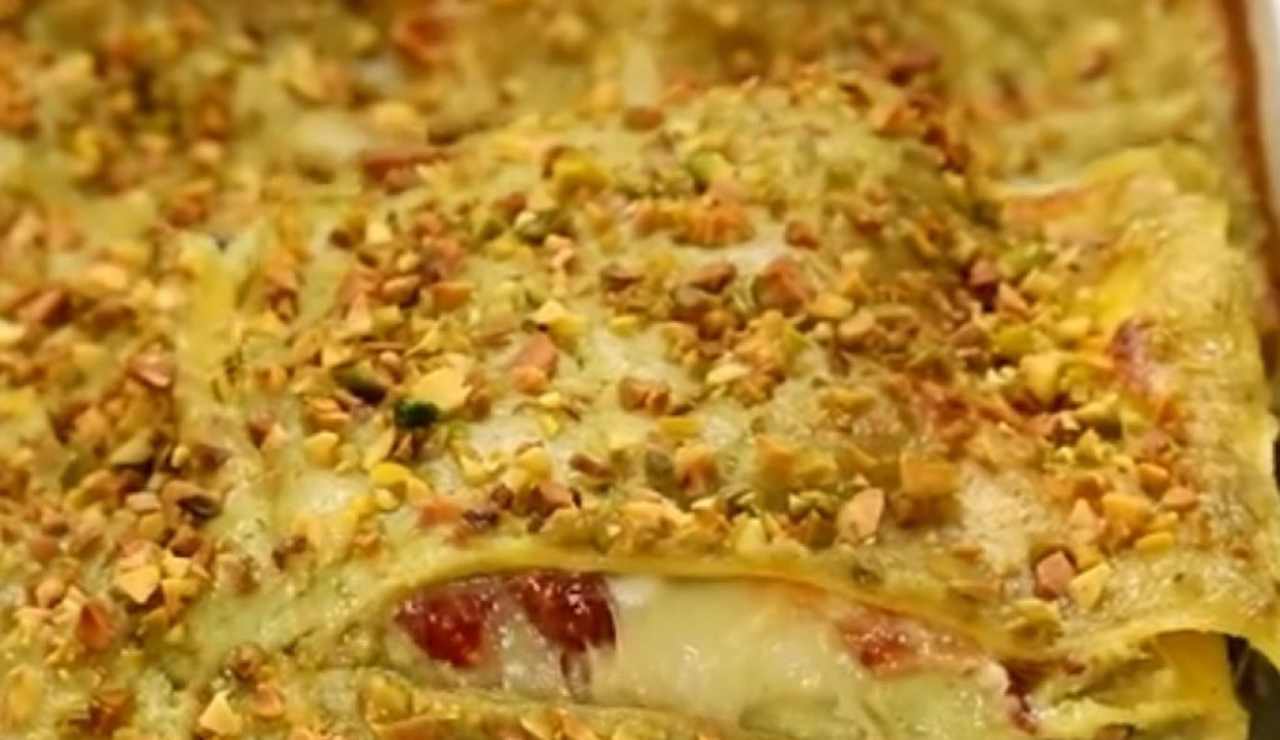 Lasagna pistacchi ricetta