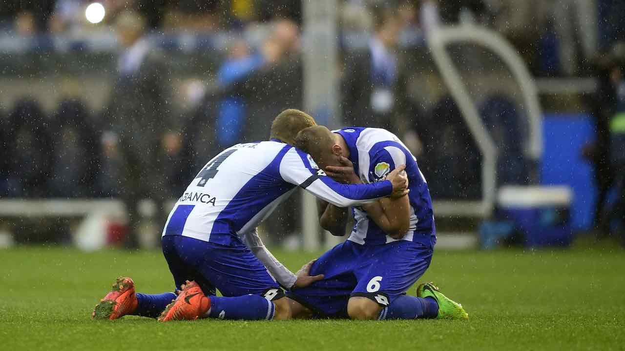 Deportivo La Coruna retrocesso