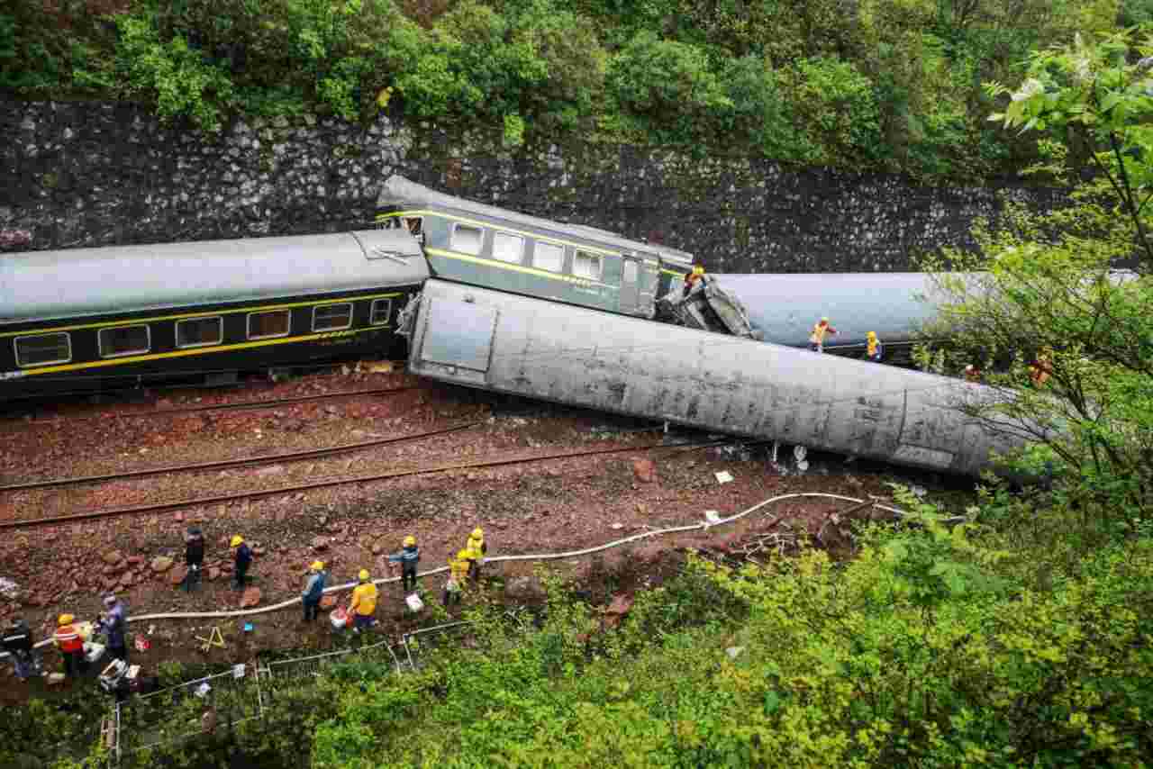 Scozia Treno Frana Morto