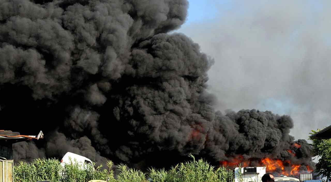 Incendio Roma Monte Ciocci