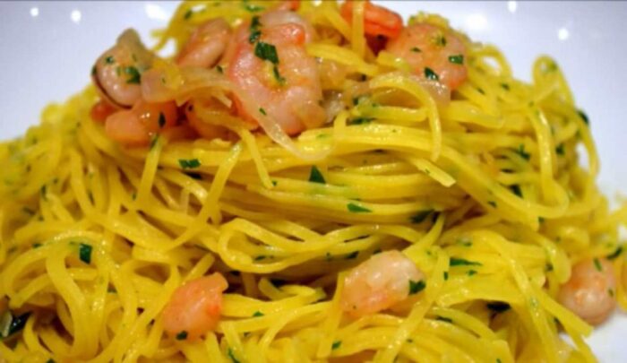 Pasta Con Gamberi E Limone; Una Ricetta Facile E Deliziosa