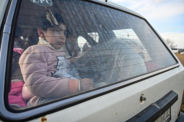 Bambina auto padre tragedia