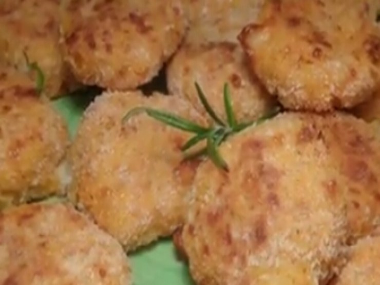 polpette di zucca filanti