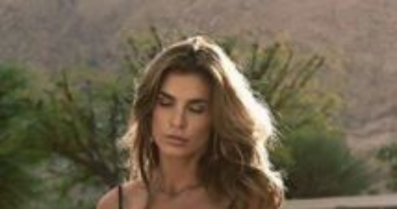 elisabetta canalis vestitino nero