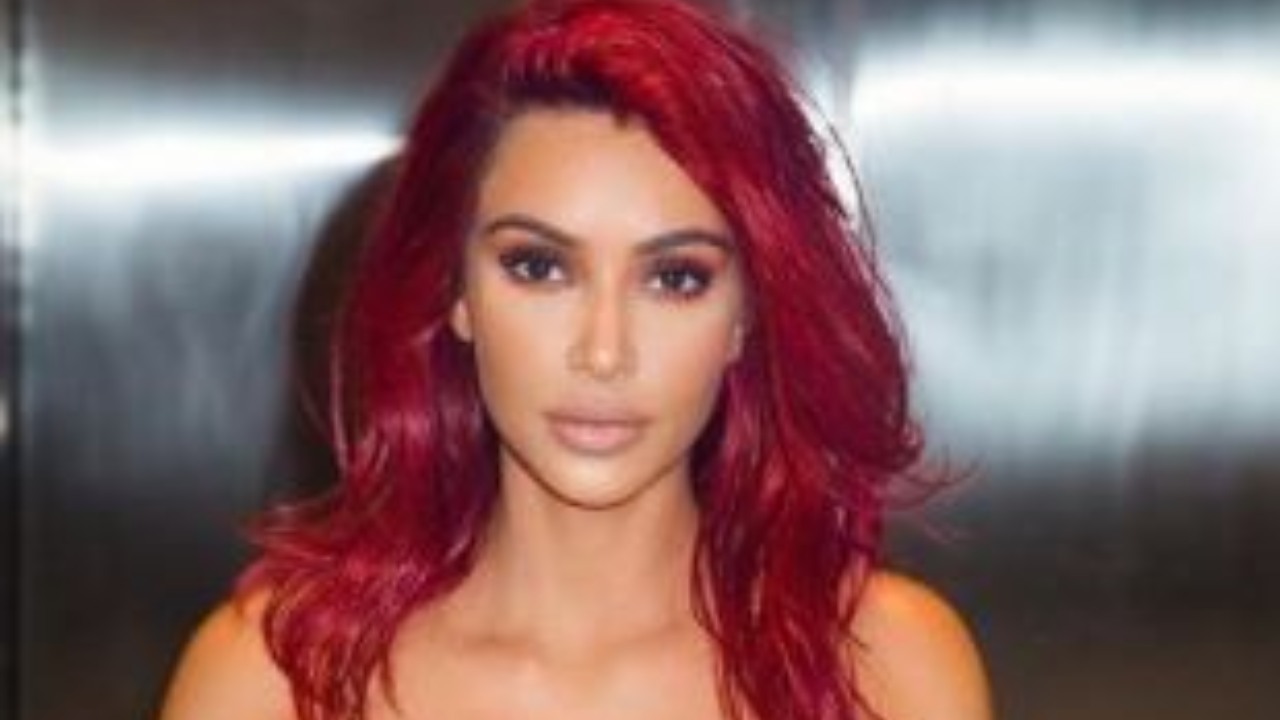 Kim Kardashian Capelli Rossi