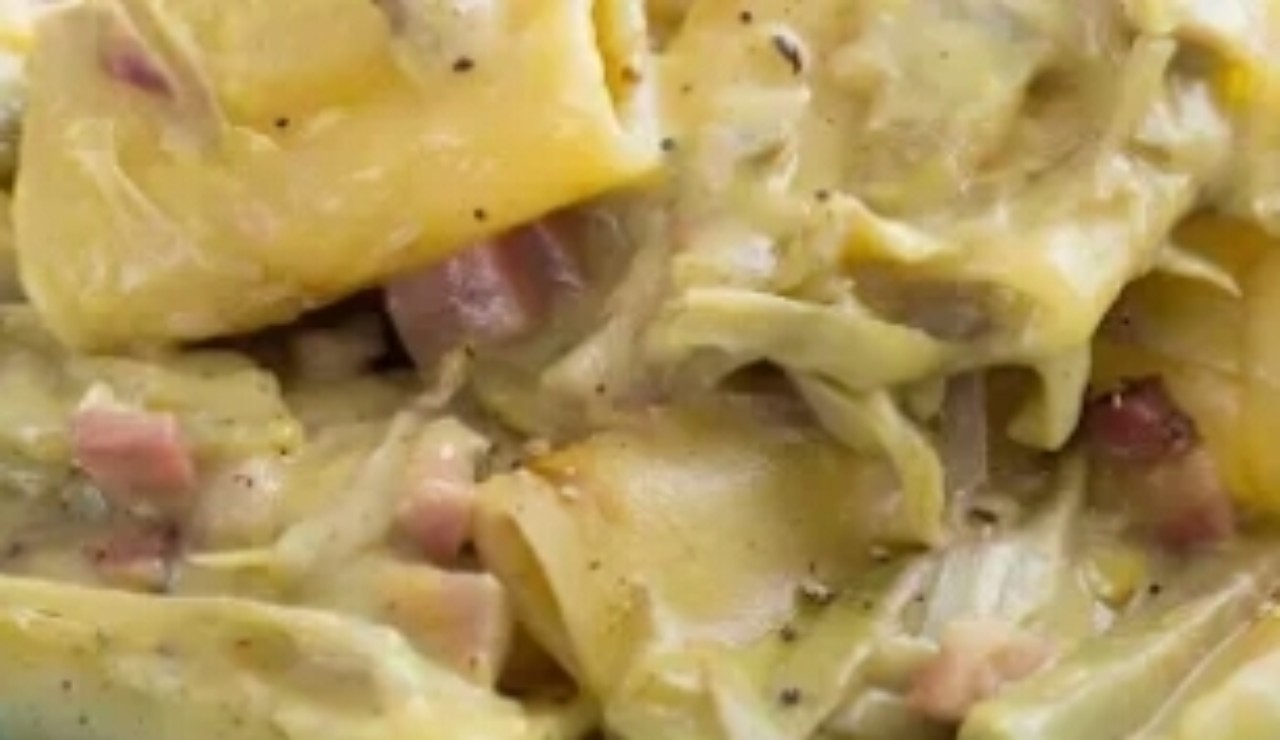 carbonara di carciofi