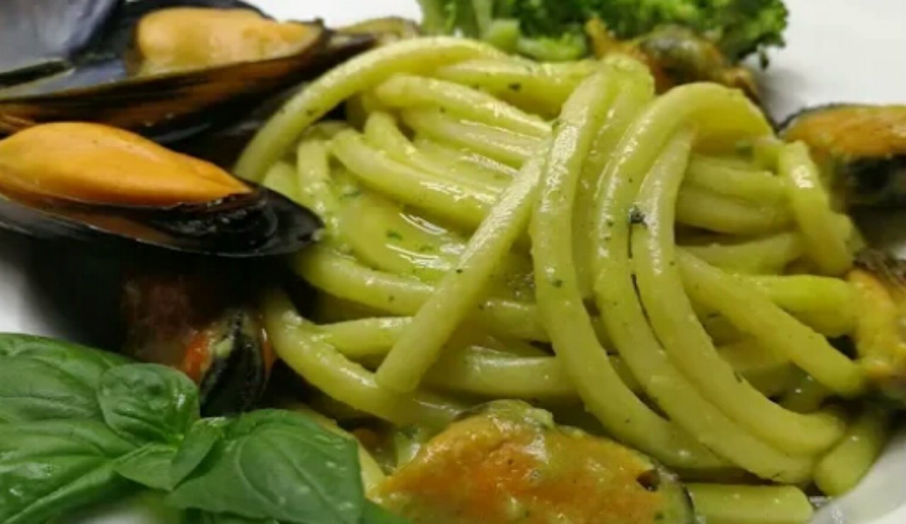 pasta broccoli e cozze