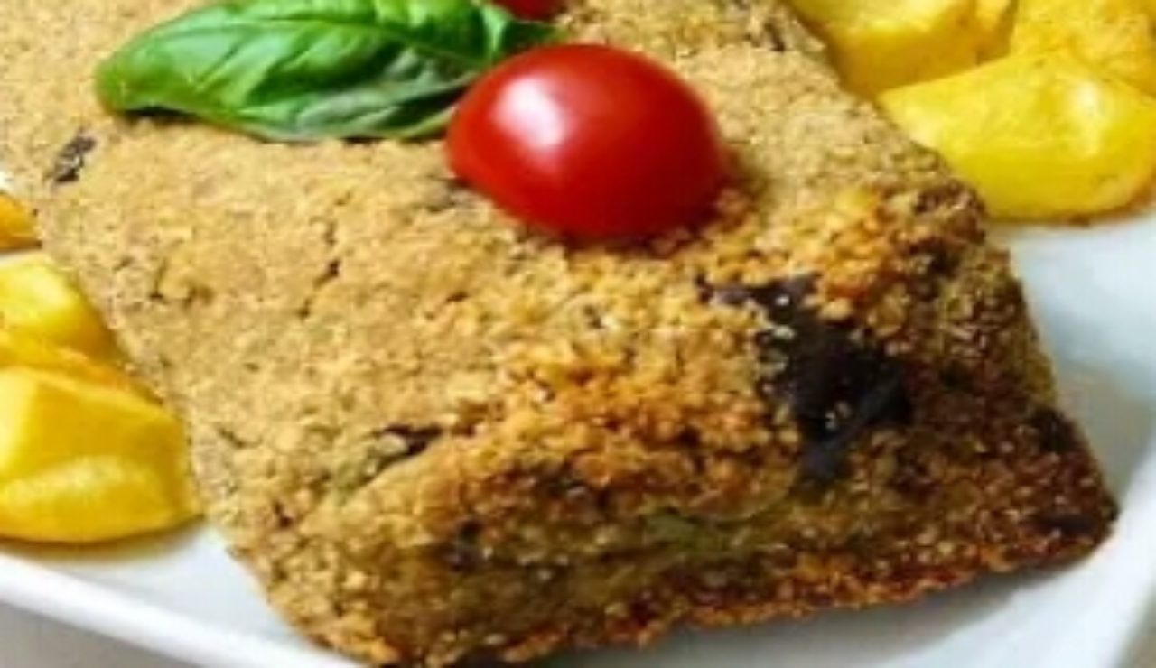 polpettone vegetariano con melanzane