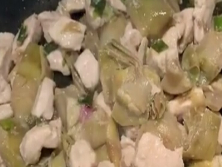 petto di pollo carciofi