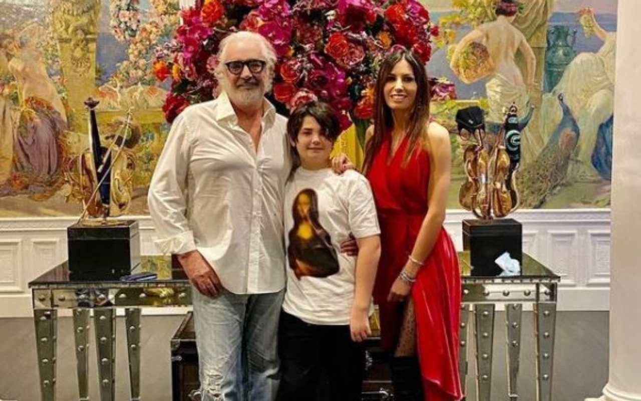 Elisabetta Gregoraci, Briatore e figlio