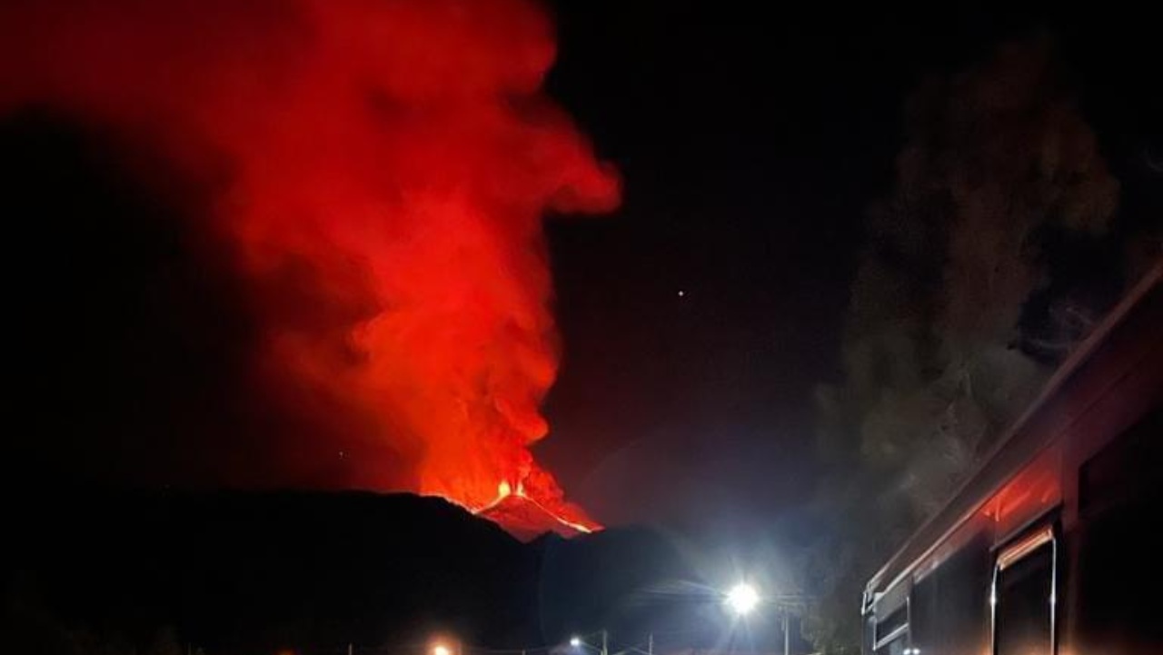 Terremoto Sicilia - Eruzione Etna