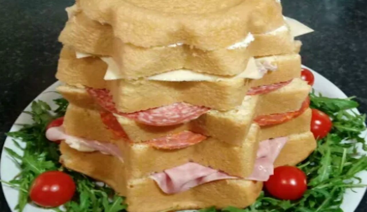 pandoro salato antipasto Natale