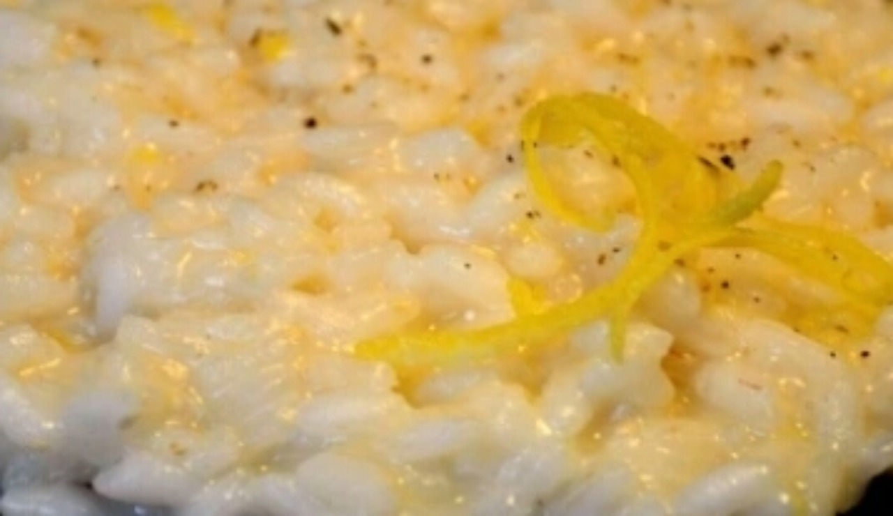 risotto al limone gustoso