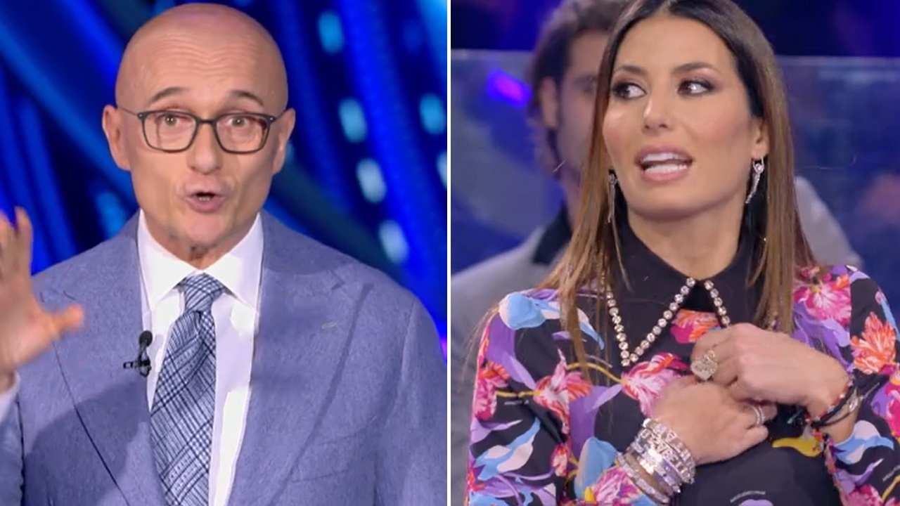 Signorini e Elisabetta Gregoraci scivolone