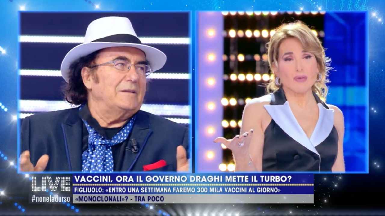 Al Bano arrabbiato a Live-Non è la d'Urso