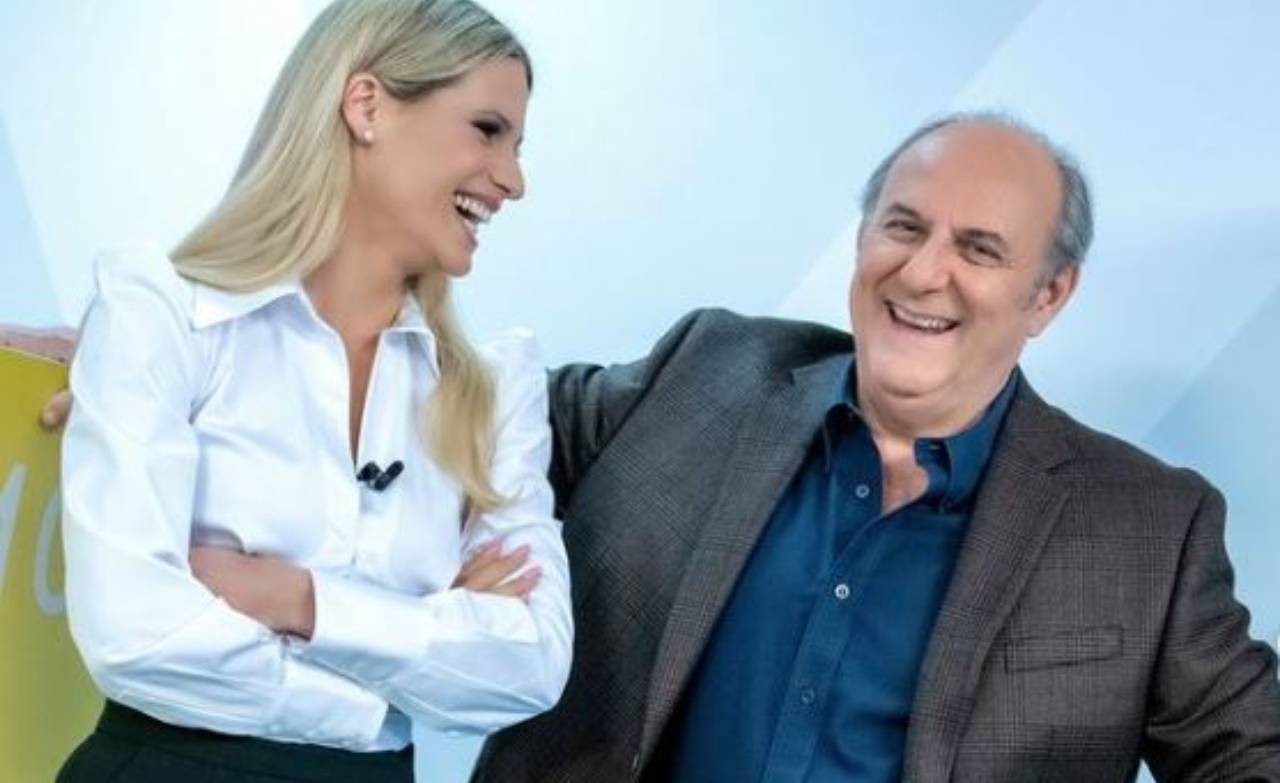 Gerry Scotti Michelle Hunziker a Verissimo