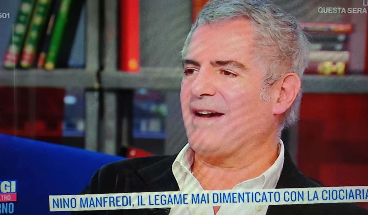 Luca Manfredi da Serena Bortone a 'Oggi è un altro giorno'