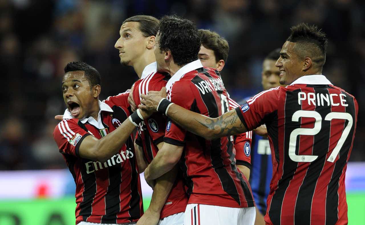 Robinho Milan esultanza