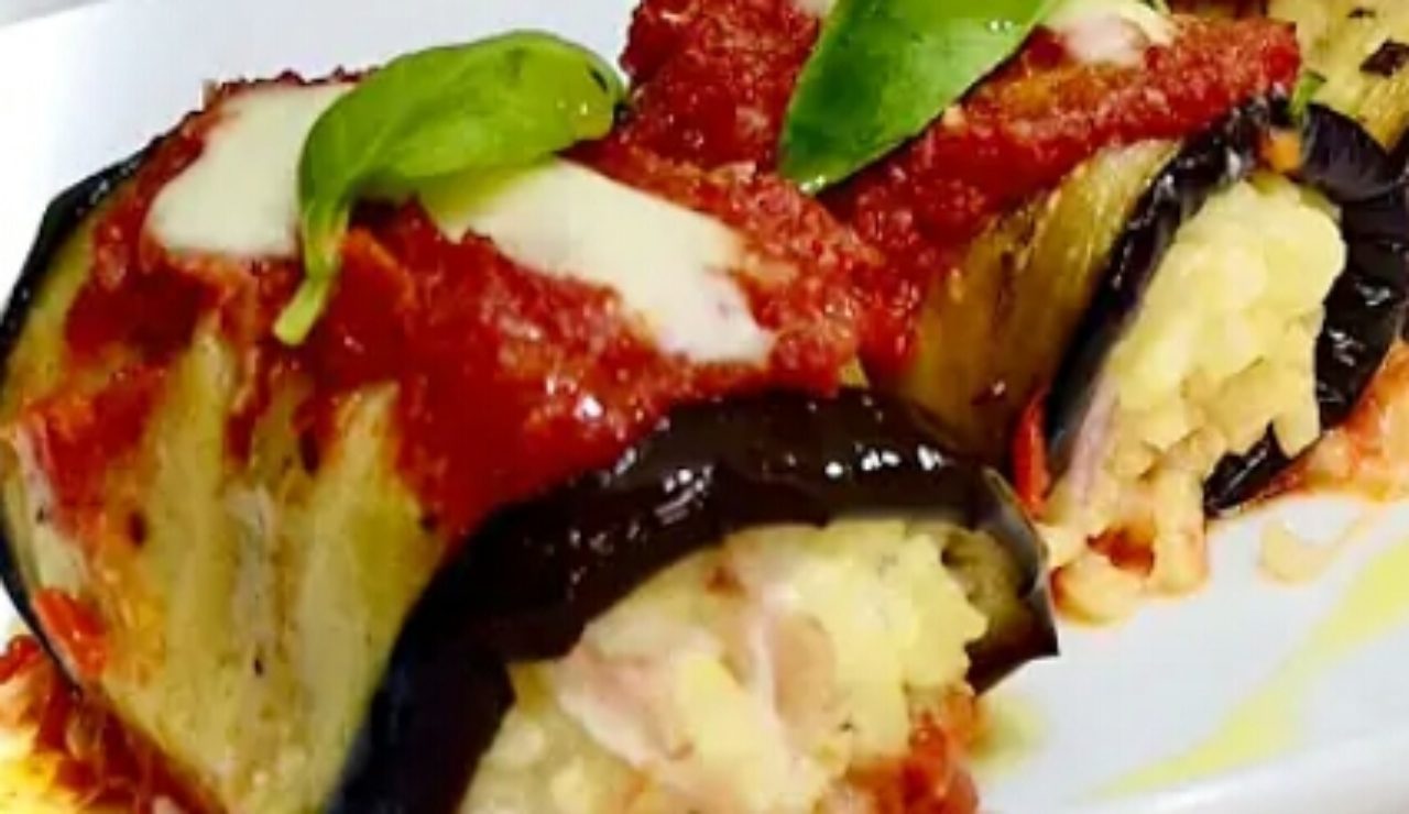 involtini melanzane e riso