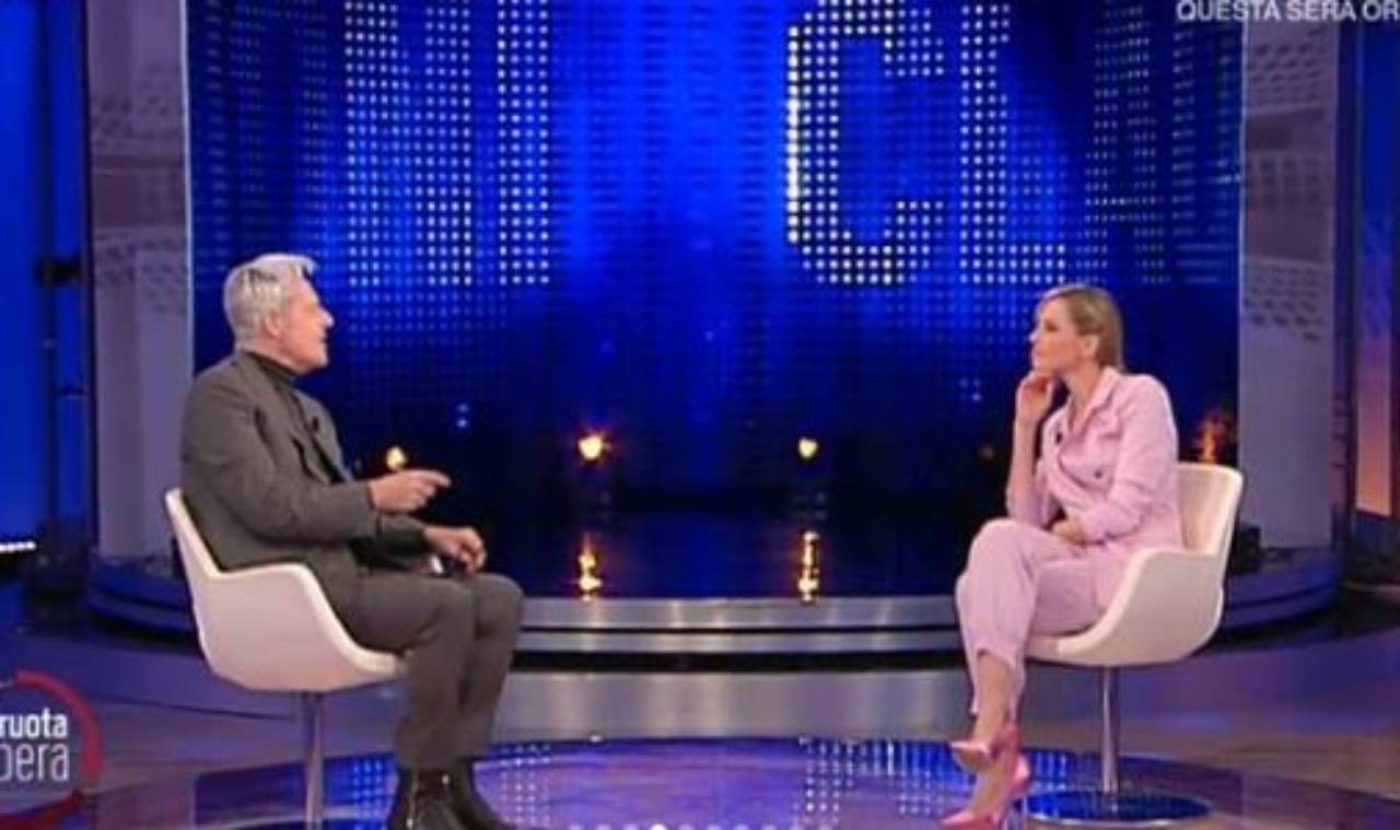 Claudio Baglioni e Francesca Fialdini a Da noi a ruota libera