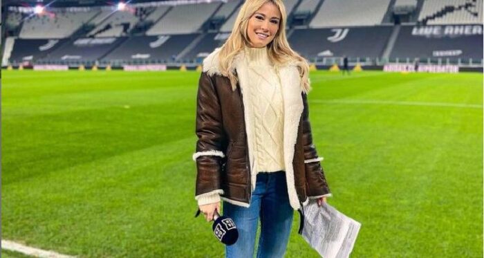 Diletta Leotta allo stadio