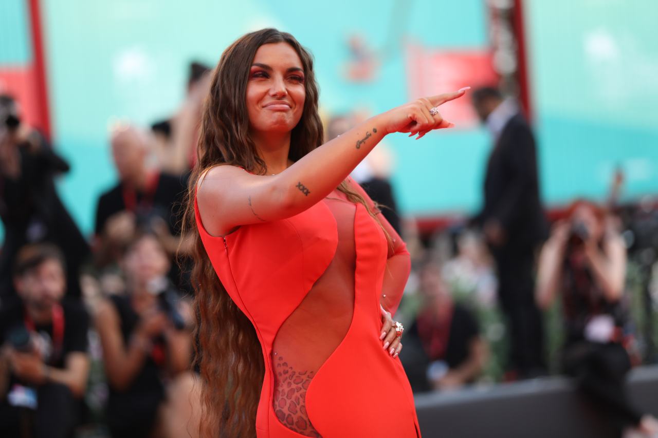 Elettra Lamborghini sul red carpet