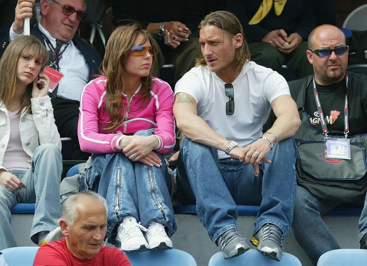 Ilary Blasi e Francesco Totti ragazzi