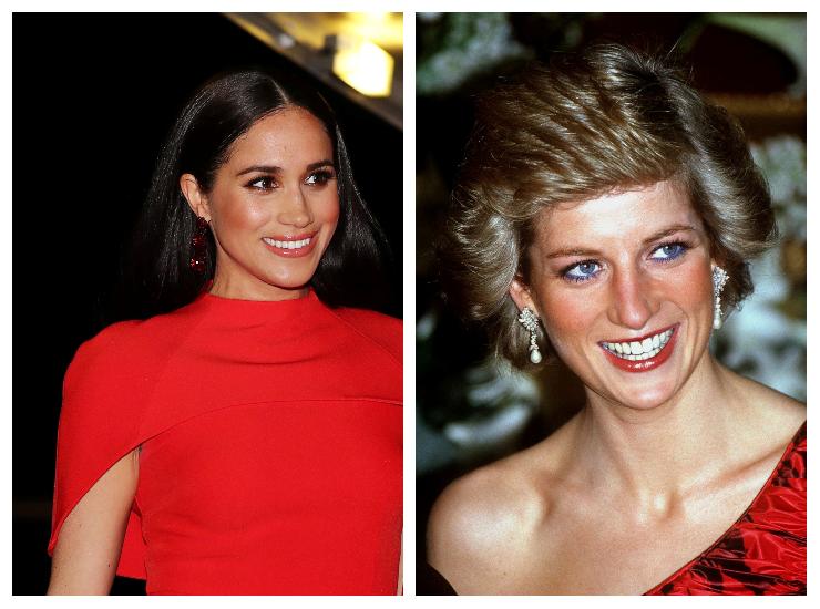 Confronto tra Meghan e Lady Diana