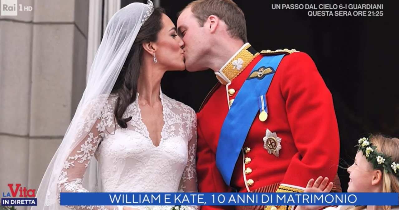 William e Kate bacio