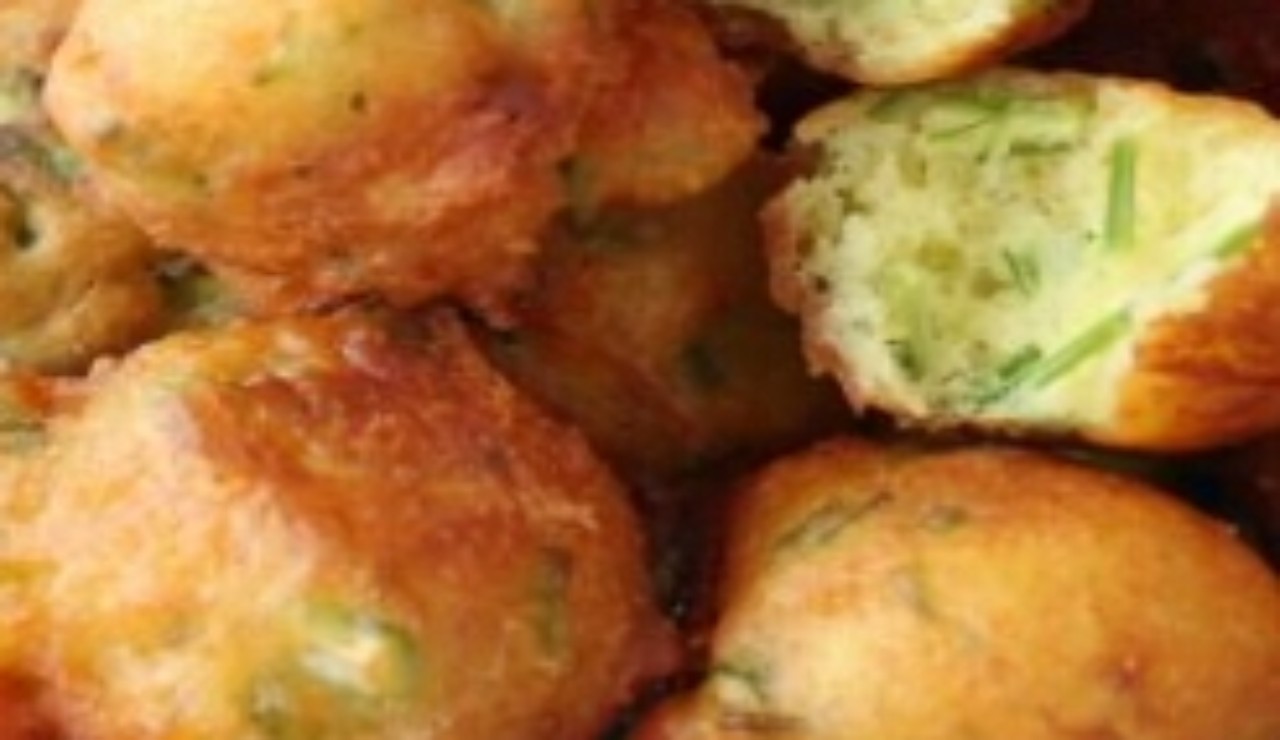 frittelle morbide con asparagi