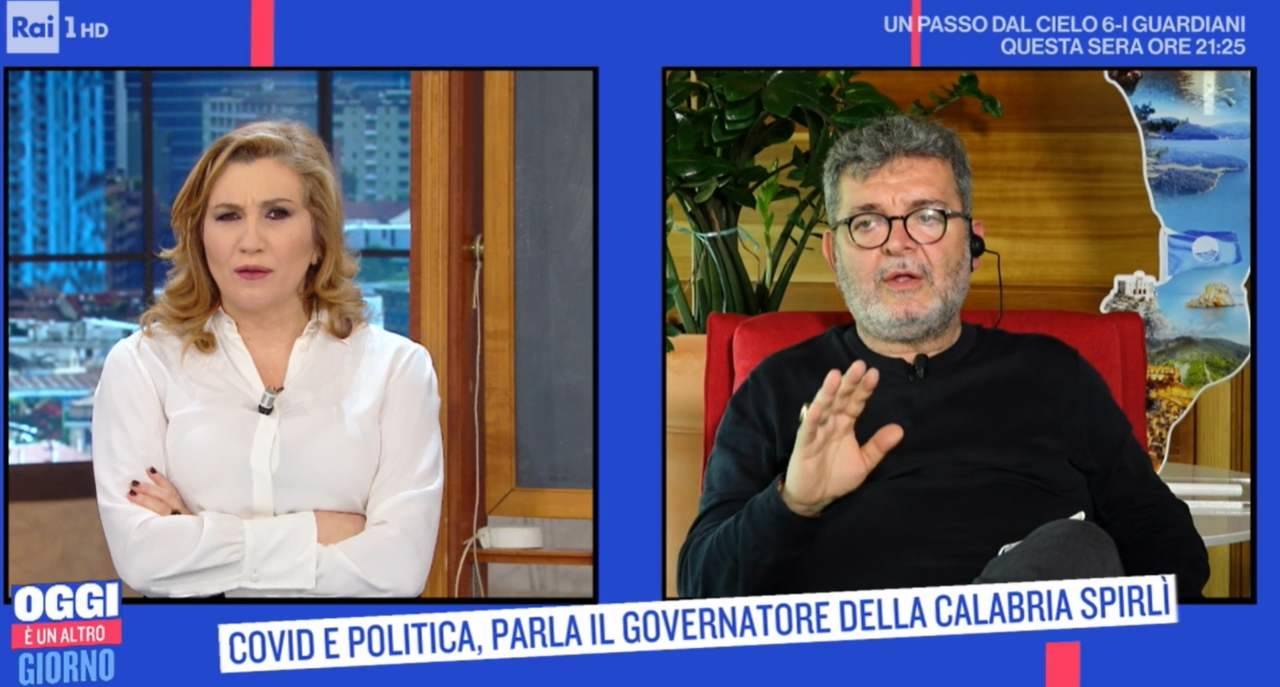 Serena Bortone e Antonino Spirlì