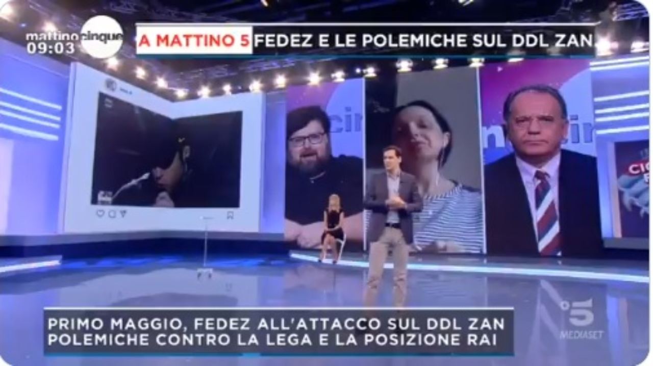 Mattino 5 Caso Fedez