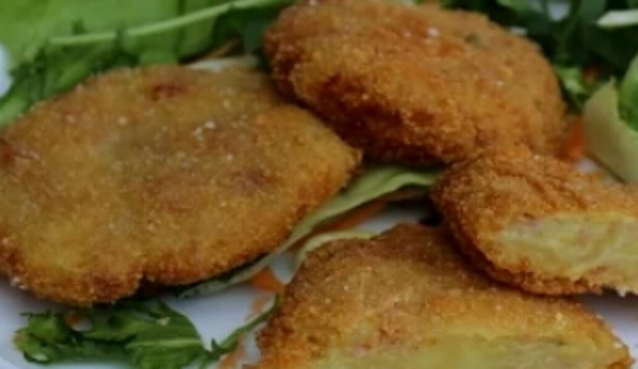 cotolette di patate fritte