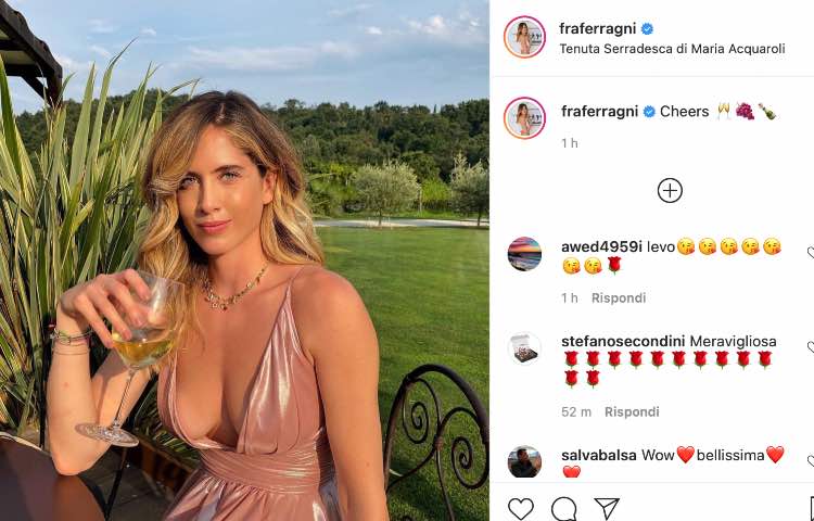 Post Instagram di Francesca Ferragni