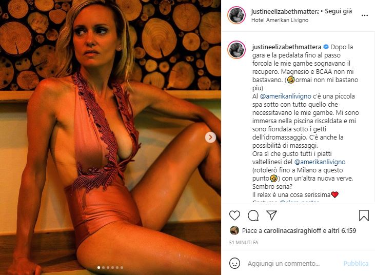 Justine Mattera in costume