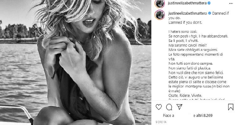 Justine Mattera seducente