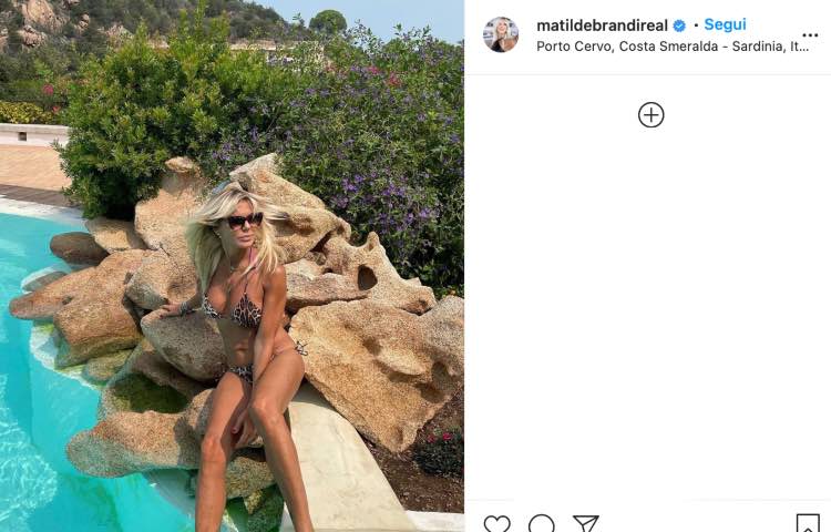 Post Instagram  Matilde Brandi