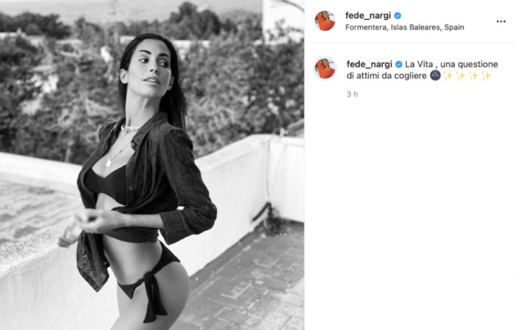 Post Instagram Federica Nargi 