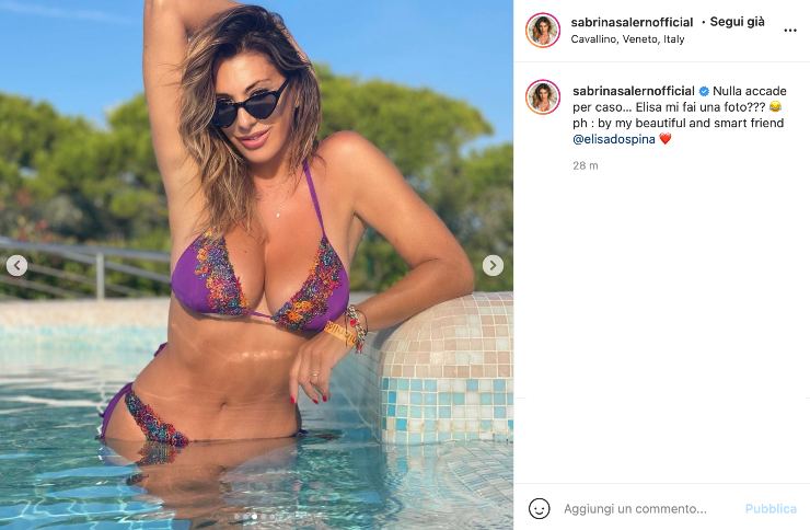 Sabrina Salerno in bikini