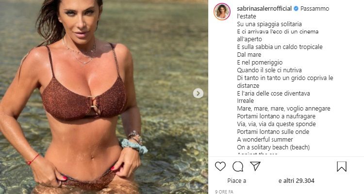 Sabrina Salerno seducente