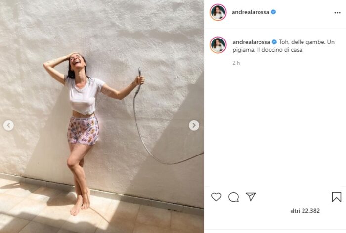 andrea delogu post instagram