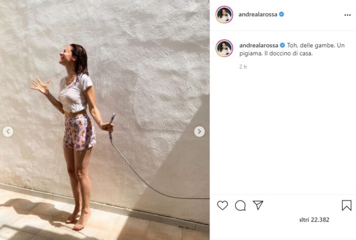 andrea delogu post instagram