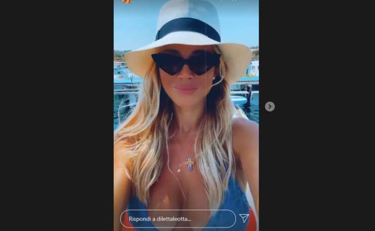 Diletta Leotta storia Instagram