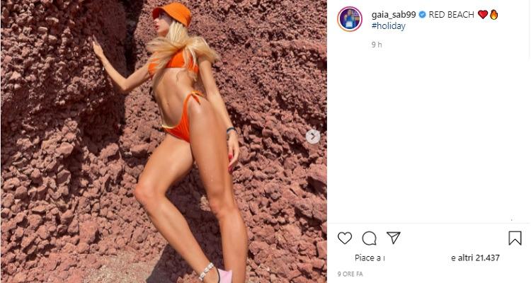 Gaia Sabbatini posa sensuale