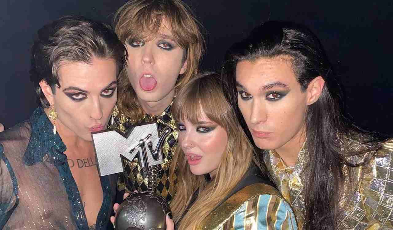 I Maneskin agli MTV Ema