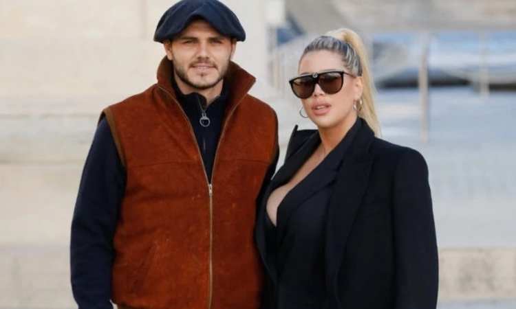 Mauro Icardi e Wanda Nara a Parigi