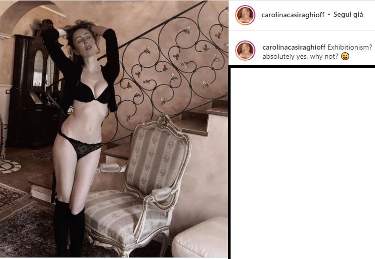 Carolina Casiraghi intimo