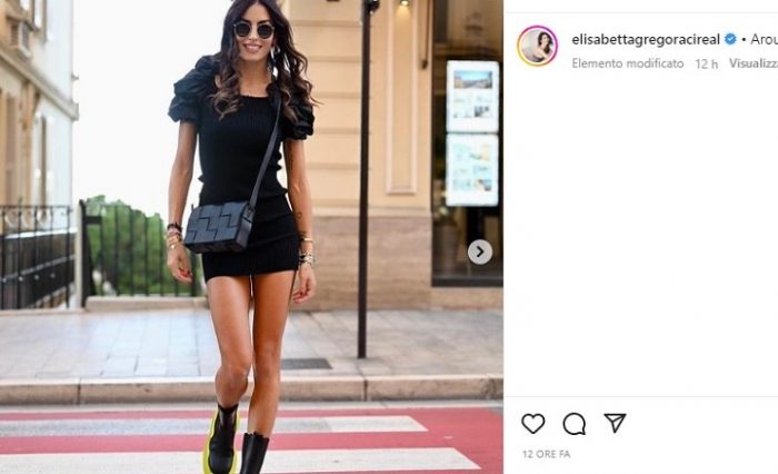 Elisabetta Gregoraci In Giro Per Monaco, L'abito è Cortissimo: Che Gambe!